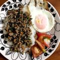 na_sko's cooksnap of when they made ひき肉とほうれん草で♡栄養満点ご飯.