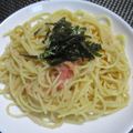 ジョングレ's cooksnap of when they made お出汁とレモンが香る優しい味の明太パスタ.