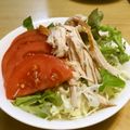 ゆきだるま〜's cooksnap of when they made 鶏胸肉の夏サラダ【男の簡単サラダ】.