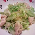ｈｕｉｌｉｊｉａ's cooksnap of when they made 春キャベツとチキンのスタミナ炒め.