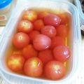 ＴＯＭＯＷＡＴ's cooksnap of when they made プチトマトのお浸し.