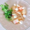 ayana777's cooksnap of when they made 桃とモッツァレラチーズのサラダ.