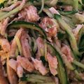リンゴ酢はちみつ's cooksnap of when they made 茹で鶏ときゅうりの胡麻味噌和え.