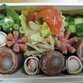 hirotofumi's cooksnap of when they made お弁当すき間に☆くるくるかにチー.