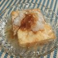 きらり流れ星's cooksnap of when they made 大根としょうがおろしで！豆腐のステーキ.