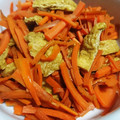 しま★★★'s cooksnap of when they made 簡単にんじんと油揚げのほっこり炒め煮.