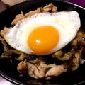 アカリンジャー's cooksnap of when they made 夏に食べたい！茄子ピーポン丼.