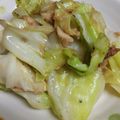 やぁちゃん0420's cooksnap of when they made キャベツとツナの炒め物.