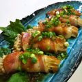 hiromi56's cooksnap of when they made 居酒屋気分！えのきベーコン巻き串☆.
