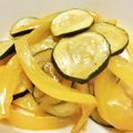 sunita's cooksnap of when they made ズッキーニとパプリカの炒め物✩.
