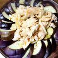 icooo's cooksnap of when they made レンジで 蒸し鶏と茄子のさっぱりサラダ.