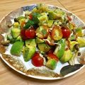 ♪USAGI♪'s cooksnap of when they made アボカド・トマト・しらすのコク旨サラダ.