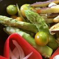 ☆Rokko☆'s cooksnap of when they made プチトマトとアスバラの青じそマリネ.