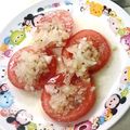 みかいちっ's cooksnap of when they made 冷やしトマト★簡単玉ねぎドレッシングのせ.