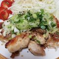 クックHBQ370☆'s cooksnap of when they made ピリ辛葱だく◎鶏もも肉の葱塩レモン.