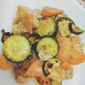 ちらも's cooksnap of when they made ズッキーニとササミとトマトのバジル炒め.