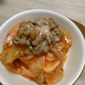 むぴょこぴょこん's cooksnap of when they made 納豆キムチ豆腐☆ダイエット.