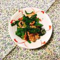 yesmama's cooksnap of when they made しゃぶしゃぶ豚とニラの 中華風からし和え.