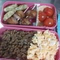 0039's cooksnap of when they made お弁当にレンジで簡単、鶏そぼろ.