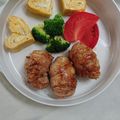 Coちむ's cooksnap of when they made 豚肉で簡単☆肉巻きおにぎり☆.