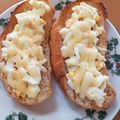 ayakaL7's cooksnap of when they made とろ～りチーズがけたまごトースト☆.