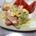 エルルン's cooksnap of when they made レタスのマヨ炒め♡ふんわり玉子とじ.
