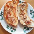 ayakaL7's cooksnap of when they made 簡単トースト★梅はちみつきな粉.