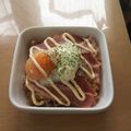ラリー＆サラ's cooksnap of when they made ベーコンおかか温玉丼.