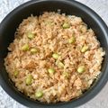 名探偵ユカ's cooksnap of when they made 鮭と枝豆の春色ごはん.