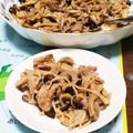 こともみ's cooksnap of when they made 豚肉とキノコの中華炒め.
