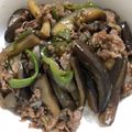 うなちゃん！'s cooksnap of when they made ナスとピーマンの青椒肉絲風.