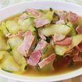 いぶひゅう's cooksnap of when they made ハグラウリのベーコン炒め♪.