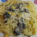 kko-h's cooksnap of when they made カニ☆クリーム☆スパゲティー.