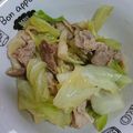 ゆいったろ's cooksnap of when they made ☆キャベツと豚肉のガリバタ醤油炒め☆.