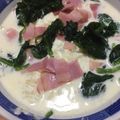 黄金の輝き亭's cooksnap of when they made カルボナーラ風サッポロ一番塩ラーメン.
