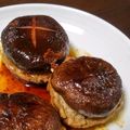 まゆみCOOK's cooksnap of when they made 椎茸の肉詰め☆バター醤油焼き.