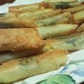 さぶろす's cooksnap of when they made ささみのシソチーズ春巻.