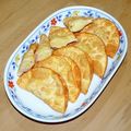 ヤス＠武州川崎's cooksnap of when they made 【簡単】お子様と餃子の皮包み☆inポテト.