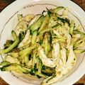 うさかめチャン's cooksnap of when they made 茹で鶏ときゅうりの胡麻味噌和え.