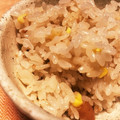 kanyann's cooksnap of when they made マクロビ☆とうもろこしと梅の炊き込みご飯.