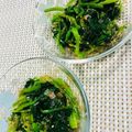 大バカ者's cooksnap of when they made レンチン★ほうれん草の白だし和え.