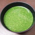 クック3DURJN☆'s cooksnap of when they made モロヘイヤの冷製スープ〜みそ仕立て〜.