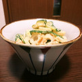 aco☆ミ's cooksnap of when they made ちくわときゅうりのわさびマヨ醤油和え.