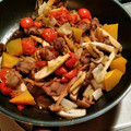 クックBNQ5PD☆'s cooksnap of when they made ☆カボチャと豚肉の洋風トマト炒め☆.