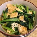 いくらちゃんママ♪'s cooksnap of when they made めんつゆで簡単‼小松菜と油揚げの煮びたし.