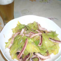 3mamakuma's cooksnap of when they made ◆キャベツとイカのさっぱり生姜炒め蒸し◆.