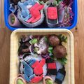 パプリカ婦人's cooksnap of when they made 仮面ライダー ビルド キャラ弁.