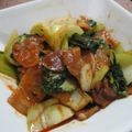 ＊ぱぴよん＊'s cooksnap of when they made チンゲン菜と豚肉のオイキム炒め.
