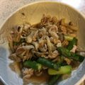 ようさんママ's cooksnap of when they made 豚肉とアスパラきのこのバター炒め.