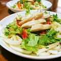 猫のオソマ's cooksnap of when they made 野菜たっぷりサラダうどん♡♡.